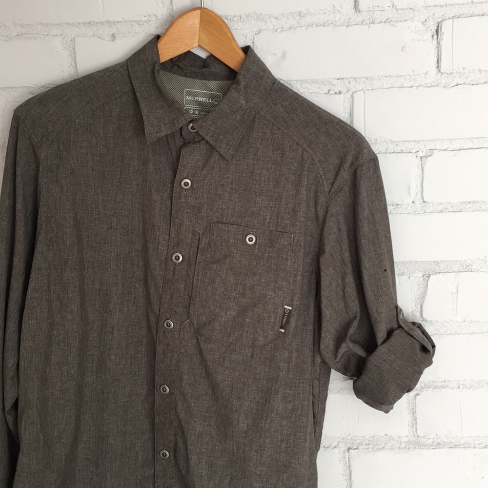 Merrell L/W Synthetic Button Down - image 7